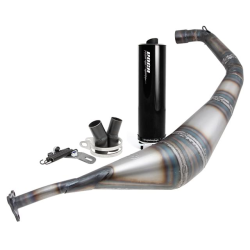 Uitlaat Voca Racing Warrior Zwart 50/70CC AM6