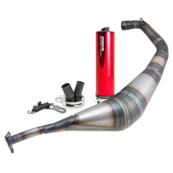 Uitlaat Voca Racing Warrior Rood 50/70CC AM6