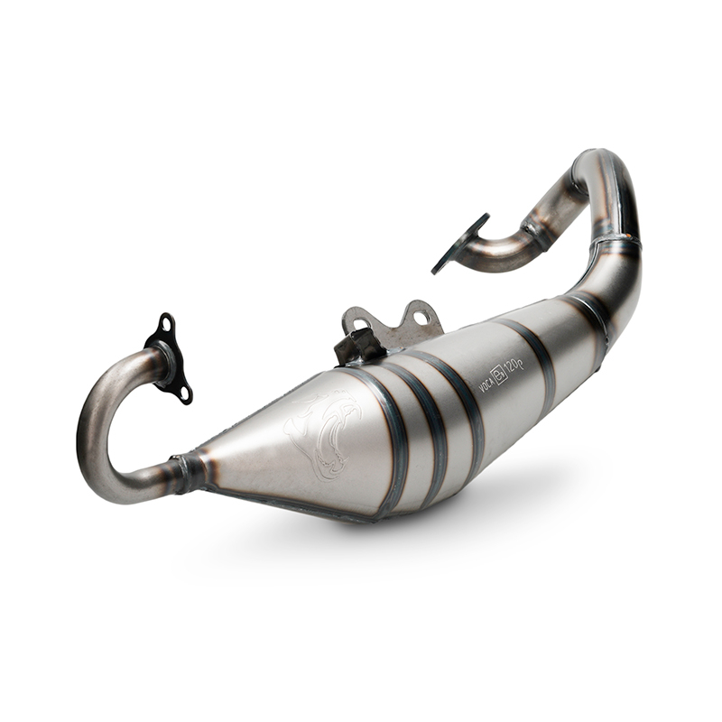 Uitlaat Voca Sabotage Zwart 50/70CC Minarelli Hor.