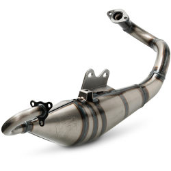 Uitlaat Voca Sabotage Carbon 50/70CC Piaggio 2-Takt