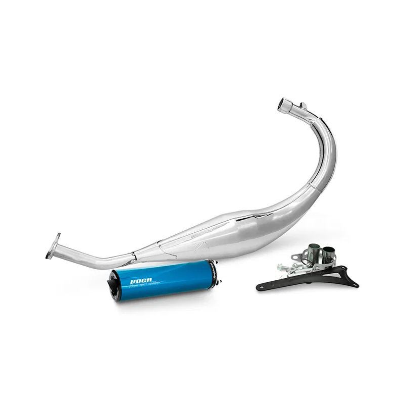 Uitlaat Voca 50/70 Chromed Blauw Beta RR 2012
