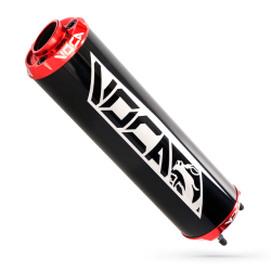 Demper Voca Racing Aluminium Zwart Rood