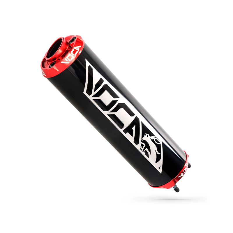 Demper Voca Racing Aluminium Zwart Rood