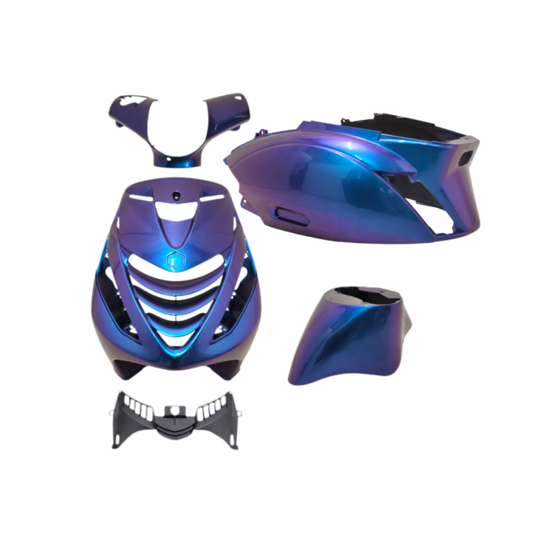 Kappenset Model SP Piaggio Zip 2000 5-Delig Porsche Cayman Blauw