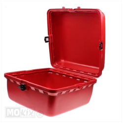 Pizza Koffer 50x50x31 cm – Ongeïsoleerd – Rood