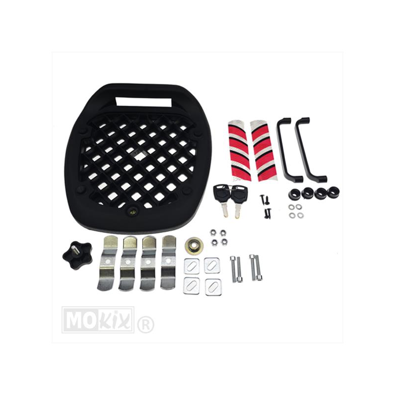 Topkoffer KXM 45L – Zilver – 42,5x37x33 cm