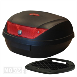 Topkoffer KXM RR 51L – Zwart – Inclusief Slede – 59,5x44x31,5 cm