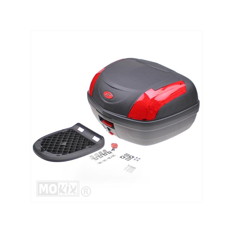 Topkoffer KXM RR 46L – Zwart – Inclusief Slede – 55x42x32 cm Topkoffer KXM RR 46L – Zwart – Inclusief Slede – 55x42x32 cm