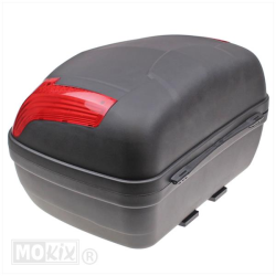 Topkoffer KXM RR 46L – Zwart – Inclusief Slede – 55x42x32 cm