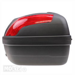 Topkoffer KXM RR 46L – Zwart – Inclusief Slede – 55x42x32 cm