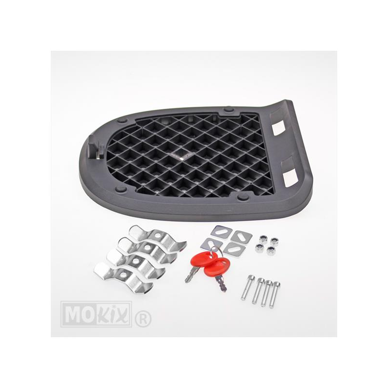 Topkoffer KXM RR 46L – Zwart – Inclusief Slede – 55x42x32 cm