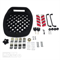 Topkoffer KXM 35L – Zilver – 39x35x31,5 cm