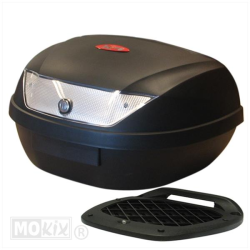 Topkoffer KXM WR 51L – Zwart – Inclusief Slede – 59,5x44x31,5 cm