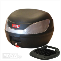 Topkoffer KXM WR 32L – Zwart – Inclusief Slede – 43x41x31,5 cm