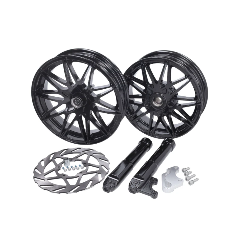 Velgenset Zip Glans Zwart Oversize Fast-Arrow Glans (Inclusief alle montagematerialen)