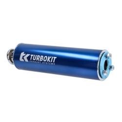 Uitlaatdemper Turbokit Universeel 3-gaats Blauw