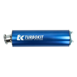 Uitlaatdemper Turbokit Universeel 3-gaats Blauw Uitlaatdemper Turbokit Universeel 3-gaats Blauw
