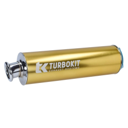 Uitlaatdemper Turbokit Universeel 3-gaats Goud