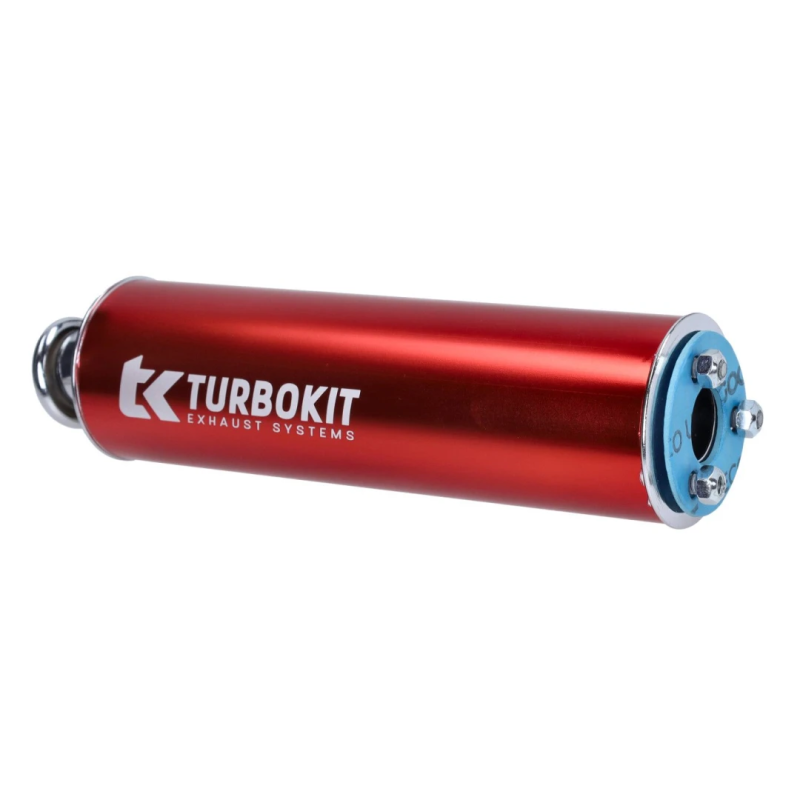 Uitlaatdemper Turbokit Universeel 3-gaats Rood