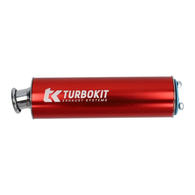 Uitlaatdemper Turbokit Universeel 3-gaats Rood