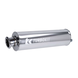 Uitlaatdemper Turbokit Universeel 3-gaats Zilver