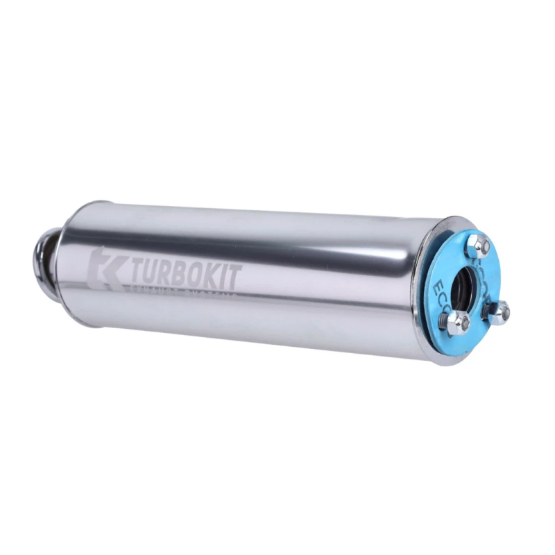 Uitlaatdemper Turbokit Universeel 3-gaats Zilver Uitlaatdemper Turbokit Universeel 3-gaats Zilver