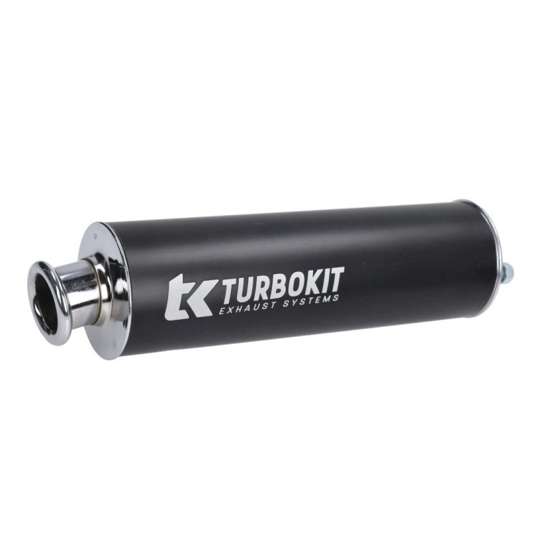 Uitlaatdemper Turbokit Universeel 3-gaats Zwart Uitlaatdemper Turbokit Universeel 3-gaats Zwart