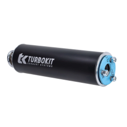 Uitlaatdemper Turbokit Universeel 3-gaats Zwart Uitlaatdemper Turbokit Universeel 3-gaats Zwart
