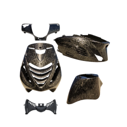Kappenset Model RS-1 Piaggio Zip 2000 5-Delig Forged Carbon
