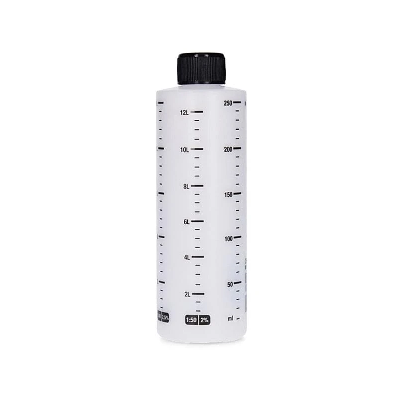 Maatbeker / Mengfles Voca Racing 250ML – 2-Takt Mengflesje met Verhoudingstabel Maatbeker / Mengfles Voca Racing 250ML – 2-Takt Mengflesje met Verhoudingstabel