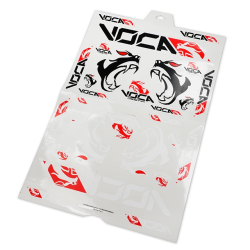 Voca Beast Stickerset Zwart/Wit/Rood 28-delig