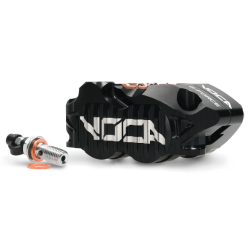 VOCA G-Force PRO Remklauw 4-zuiger Ø25 – Zwart – Incl. Gesinterde Remblokken