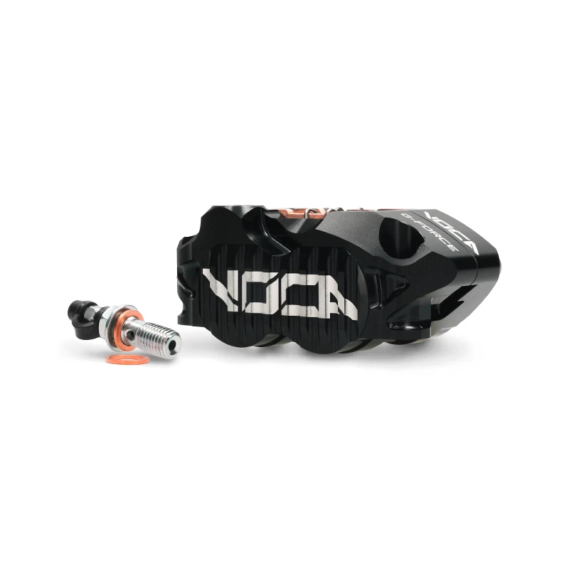 VOCA G-Force PRO Remklauw 4-zuiger Ø25 – Zwart – Incl. Gesinterde Remblokken VOCA G-Force PRO Remklauw 4-zuiger Ø25 – Zwart – Incl. Gesinterde Remblokken