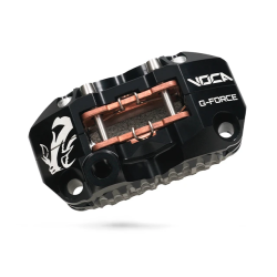 VOCA G-Force PRO Remklauw 4-zuiger Ø25 – Zwart – Incl. Gesinterde Remblokken