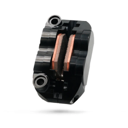 VOCA G-Force PRO Remklauw 4-zuiger Ø25 – Zwart – Incl. Gesinterde Remblokken