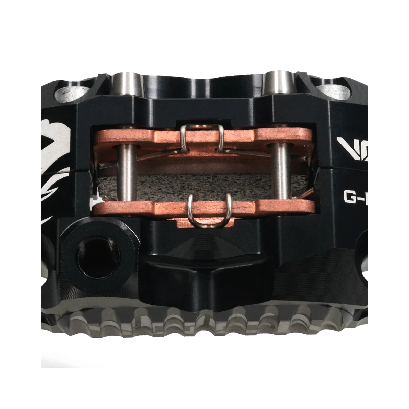 VOCA G-Force PRO Remklauw 4-zuiger Ø25 – Zwart – Incl. Gesinterde Remblokken VOCA G-Force PRO Remklauw 4-zuiger Ø25 – Zwart – Incl. Gesinterde Remblokken
