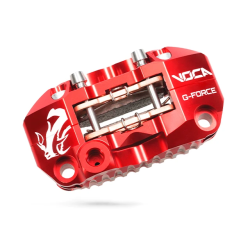 VOCA G-Force PRO Remklauw 4-zuiger Ø25 – Rood – Incl. Gesinterde Remblokken VOCA G-Force PRO Remklauw 4-zuiger Ø25 – Rood – Incl. Gesinterde Remblokken