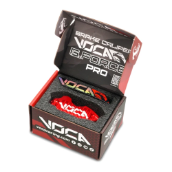 VOCA G-Force PRO Remklauw 4-zuiger Ø25 – Rood – Incl. Gesinterde Remblokken