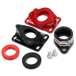 Inlaatspruitstuk Voca Derbi / AM6 PWK 21-28 mm Zwart Inlaatspruitstuk Voca Derbi / AM6 PWK 21-28 mm Zwart