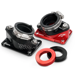 Inlaatspruitstuk Voca Derbi / AM6 PWK 21-28 mm Rood Inlaatspruitstuk Voca Derbi / AM6 PWK 21-28 mm Rood