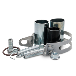 Uitlaat Voca 50/70 Chromed Cross Zwart Sherco 50 SM-R / SE