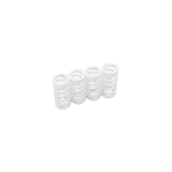 KRM Zachte Koppelingsveren Set AM6 – Witte Verenset (4 stuks)