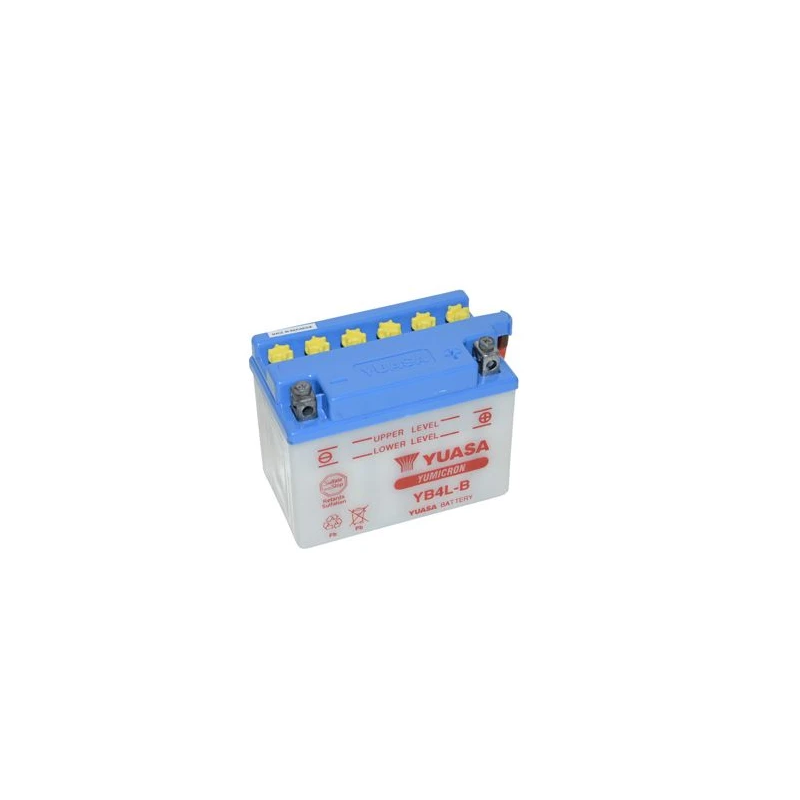 Yuasa YB4L-B Accu 12V 4.2Ah – Voor 2-Takt Scooters & Brommers Yuasa YB4L-B Accu 12V 4.2Ah – Voor 2-Takt Scooters & Brommers