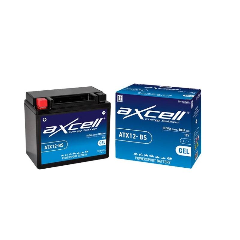 Axcell YTX12-BS Gel Accu 12V 10Ah – Voor Vespa GTS, GTV & Piaggio MP3 300cc