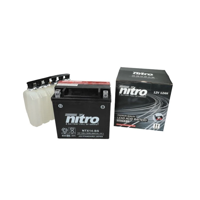 Accu Nitro NTX14-BS / YTX14-BS 12V 12Ah Accu Nitro NTX14-BS / YTX14-BS 12V 12Ah