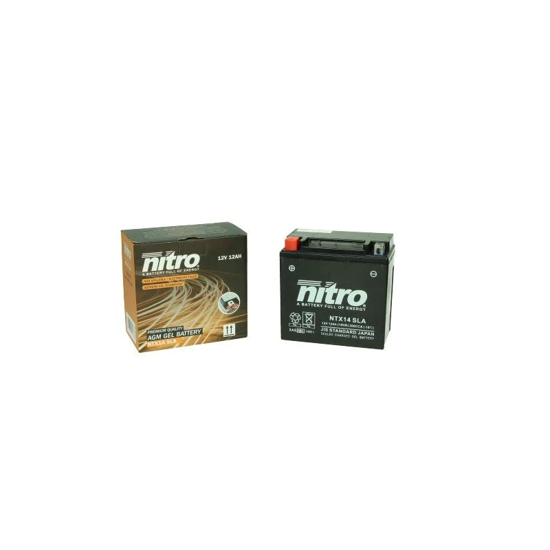 Accu Nitro NTX14-BS / YTX14-BS GEL 12V 12Ah Accu Nitro NTX14-BS / YTX14-BS GEL 12V 12Ah