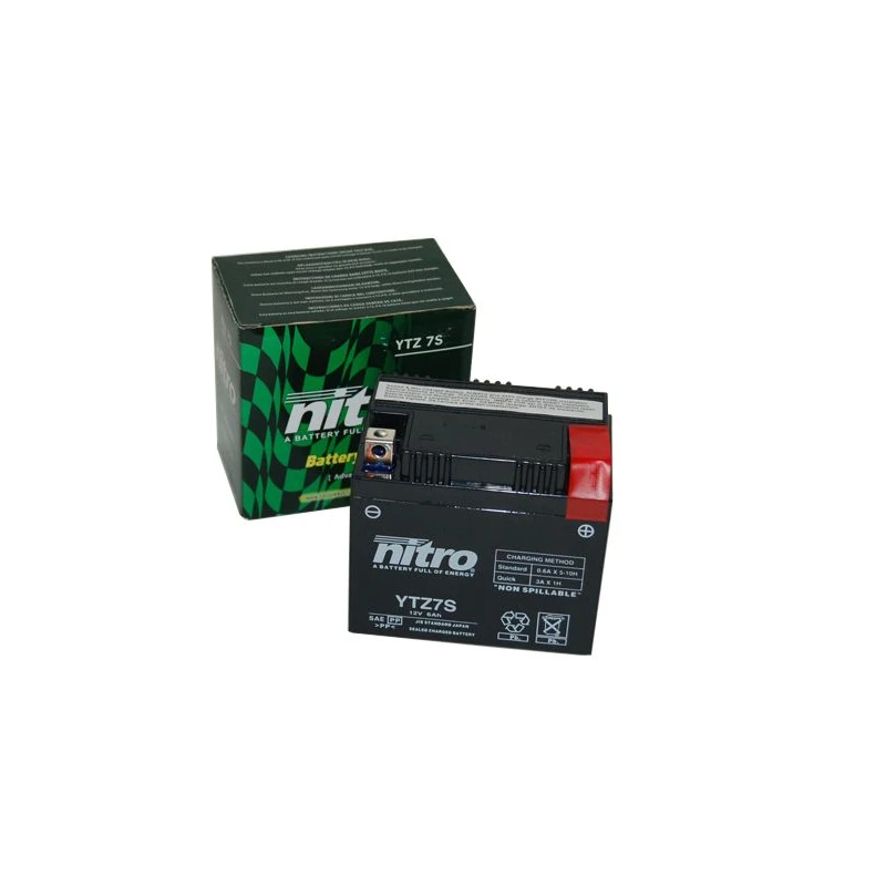 Accu Nitro NTZ7S / YTZ7S SLA/Gel – 12V 6Ah Accu Nitro NTZ7S / YTZ7S SLA/Gel – 12V 6Ah