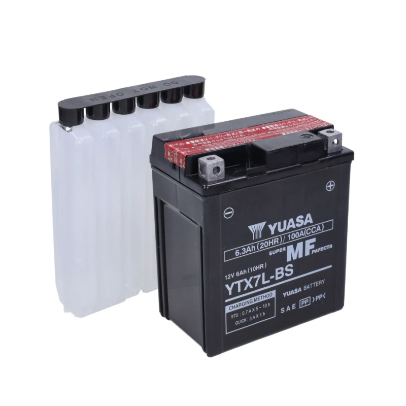 Accu Yuasa YTX7L-BS Onderhoudsvrij Accu Yuasa YTX7L-BS Onderhoudsvrij