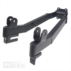 Achterbrug Vierkant Zwart – B-Kwaliteit Aftermarket voor Puch Maxi