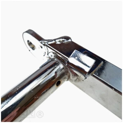 Achterbrug Vierkant Chroom – B-Kwaliteit Aftermarket voor Tomos A3 / A35